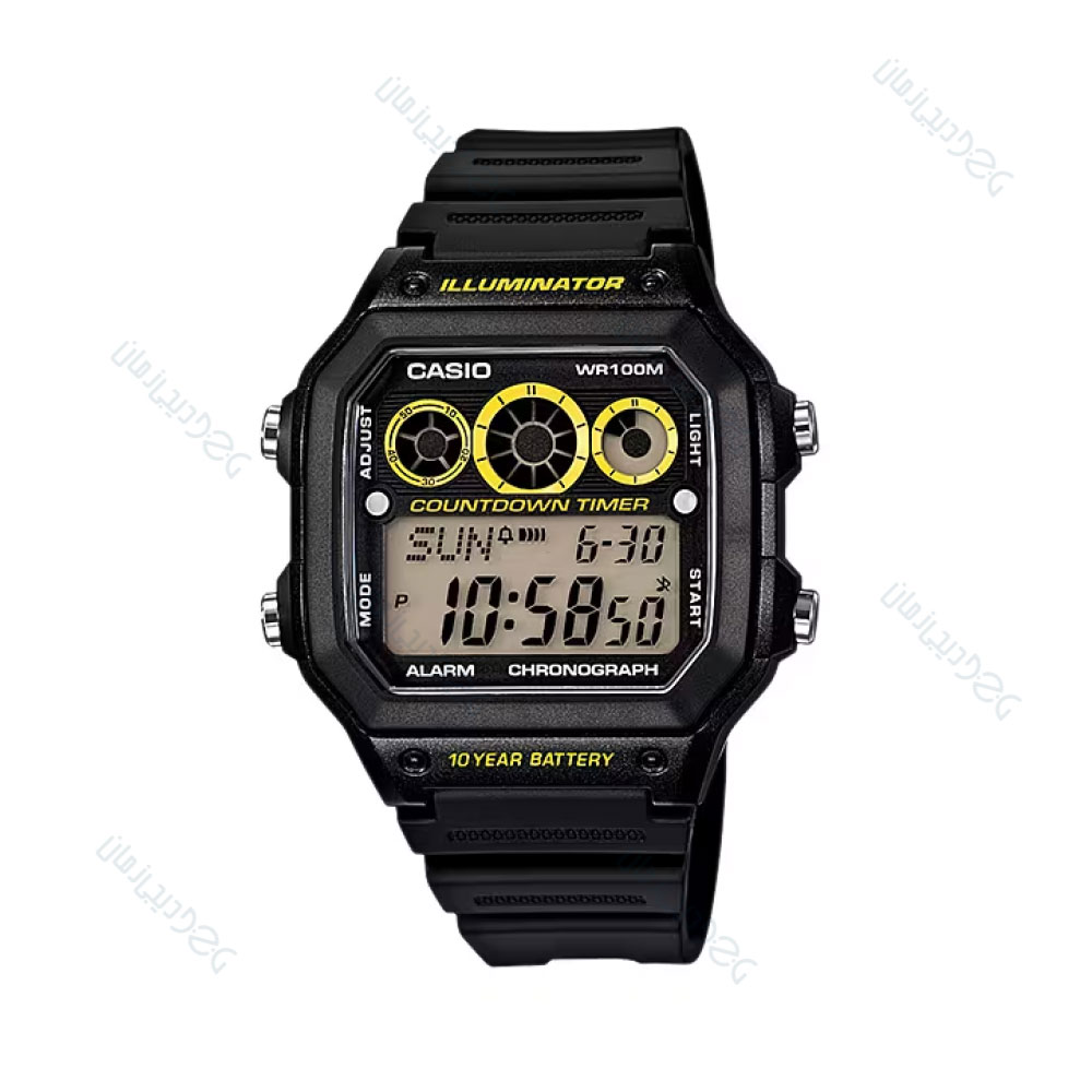 ساعت مردانه کاسیو (Casio) اصل|مدل AE-1300WH-1A